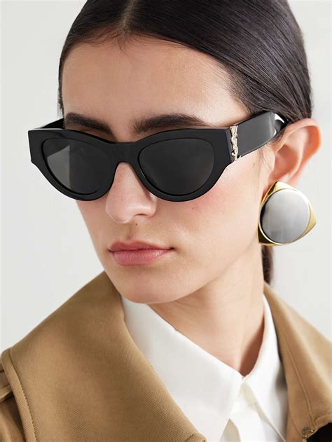 saint laurent women's oversized cat eye sunglasses|yves saint laurent sunglasses women.